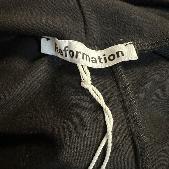 Reformation Black off Shoulder Toulon Knit Dress Bodycon Sexy Stretchy XS NEW‎ - Picture 6 of 13